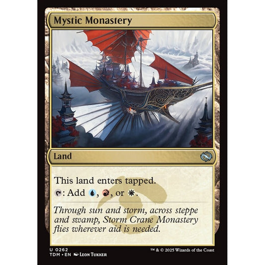 Mystic Monastery uncommon 262 Magic the Gathering Tarkir: Dragonstorm