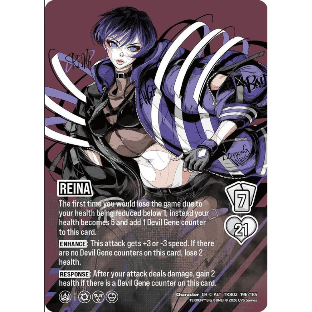 Reina 196/185 TK802 Universus Tekken 8 Character CH-ALT