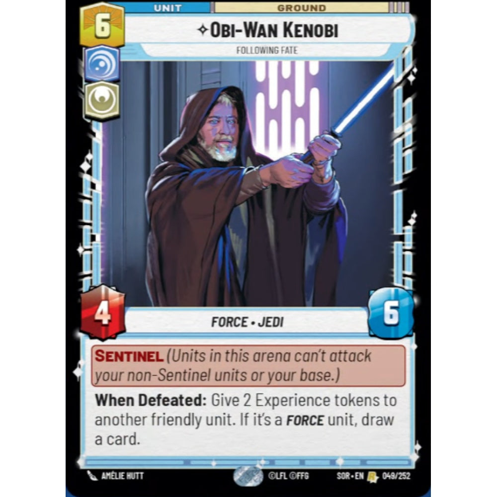 Obi-Wan Kenobi, 49, R, Star Wars Unlimited, Sparks Of Rebellion