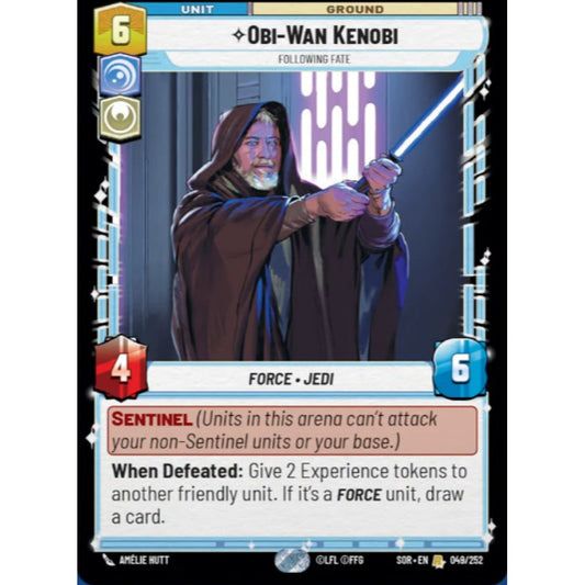 Obi-Wan Kenobi, 49, R, Star Wars Unlimited, Sparks Of Rebellion