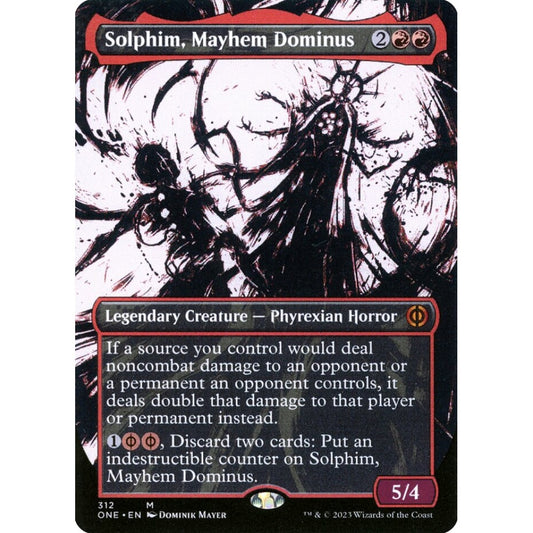 Solphim, Mayhem Dominus, mythic, 312, Magic the Gathering, Phyrexia: All Will Be One