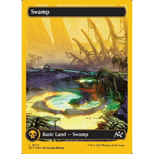 Swamp, 514, common, Magic: The Gathering, Aetherdrift