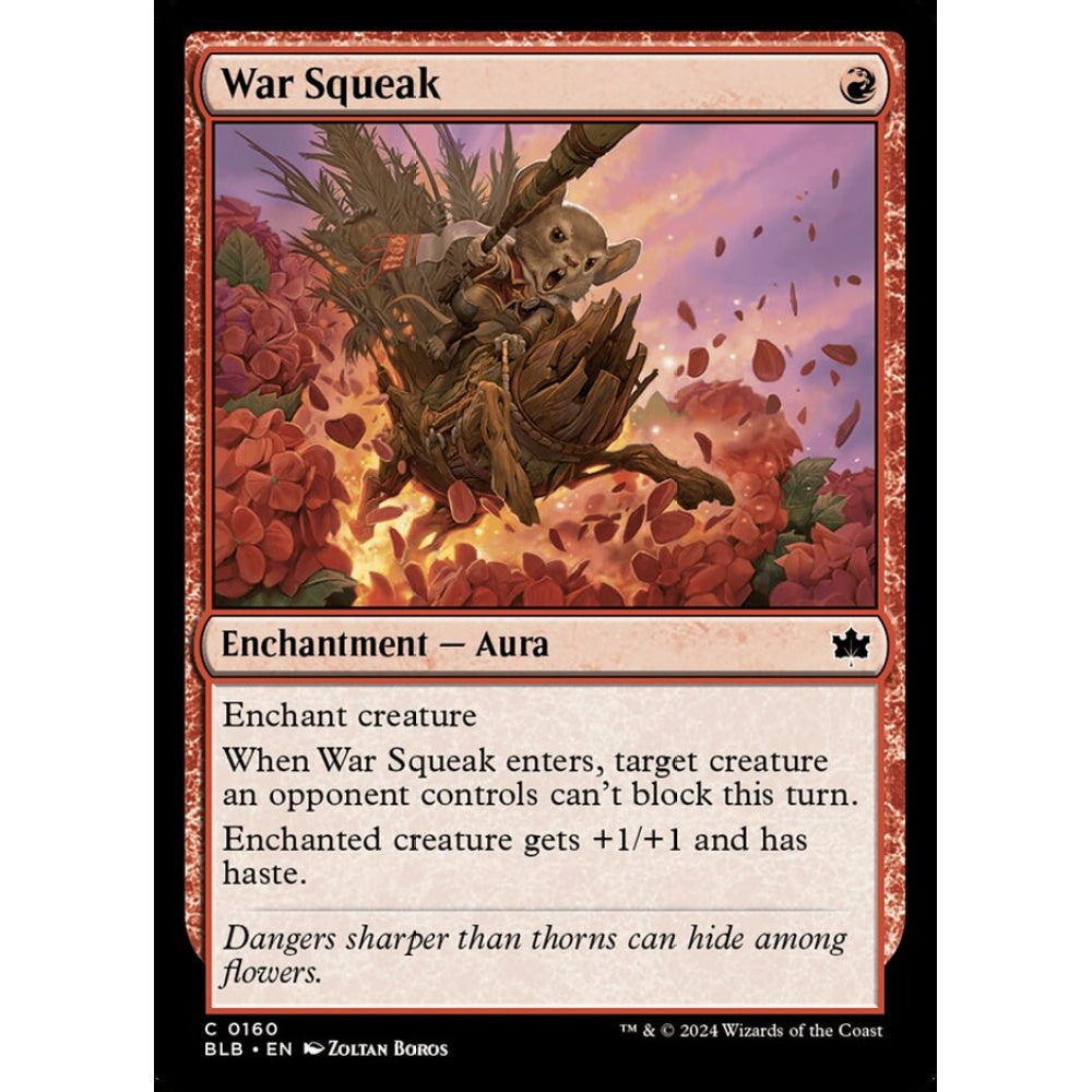 War Squeak, 160, common, Magic: The Gathering, Bloomburrow