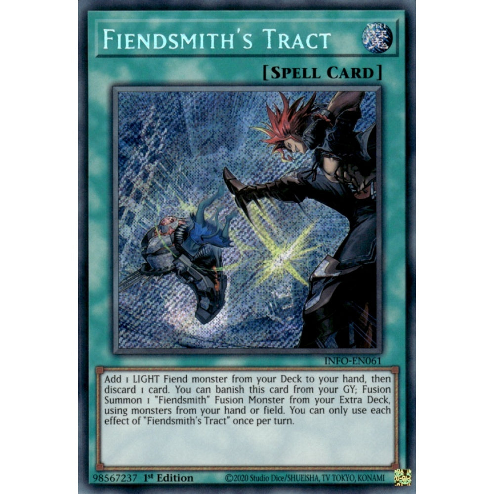 Fiendsmith's Tract INFO-EN061 Secret Secret Rare Yu-Gi-Oh The Infinite Forbidden in Art