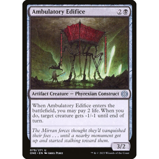 Ambulatory Edifice, uncommon, 79, Magic the Gathering, Phyrexia: All Will Be One