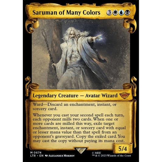 Saruman of Many Colors, mythic, 674, Magic the Gathering, The Lord of the Rings: Tales of Middle-earth