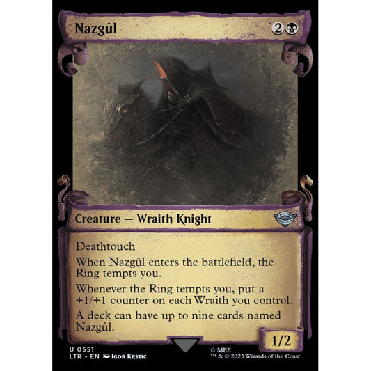 Nazgûl, uncommon, 551, Magic the Gathering, The Lord of the Rings: Tales of Middle-earth