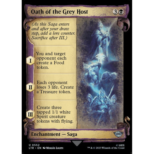Oath of the Grey Host, uncommon, 552, Magic the Gathering, The Lord of the Rings: Tales of Middle-earth