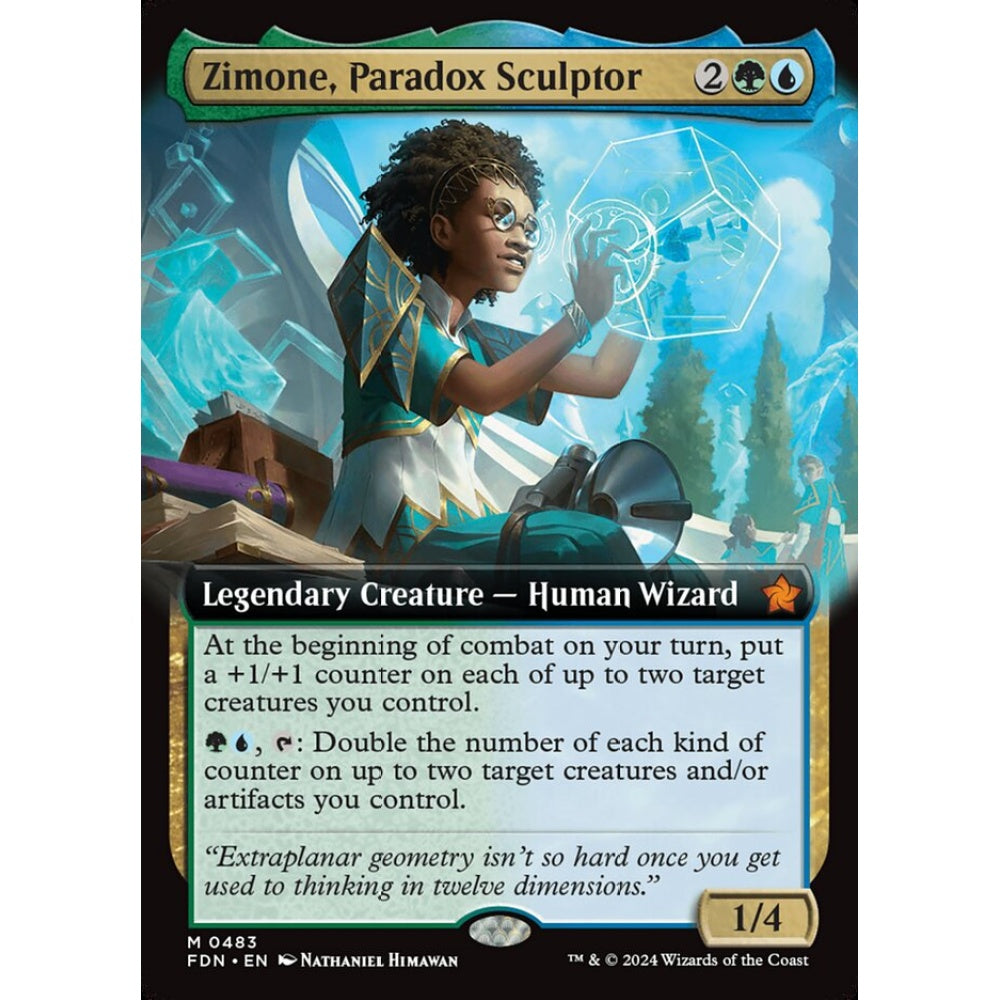Zimone, Paradox Sculptor, 483, mythic, Magic: The Gathering, Foundations