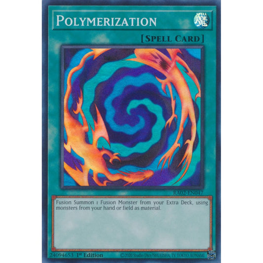 Polymerization RA02-EN047 Super Super Rare Yu-Gi-Oh 25th Anniversary Rarity Collection II in Art
