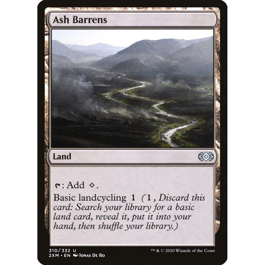 Ash Barrens uncommon 310 Magic the Gathering Double Masters