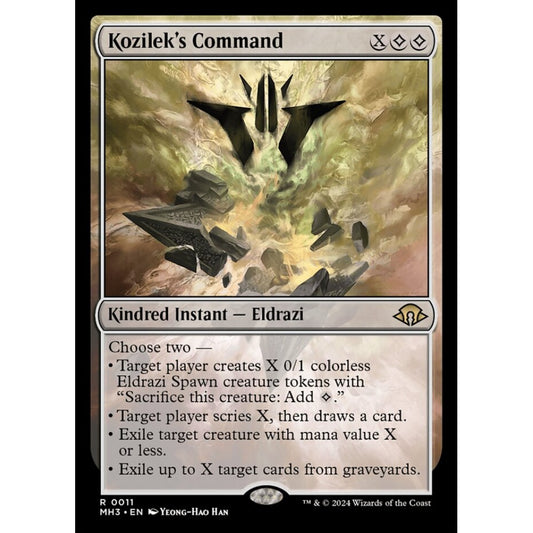 Kozilek's Command, 11, rare, Magic: The Gathering, Modern Horizons 3