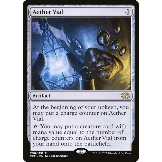 Aether Vial rare 298 Magic the Gathering Double Masters 2022