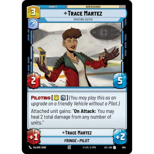Trace Martez, U, JTL 564) Foil, Star Wars Unlimited
