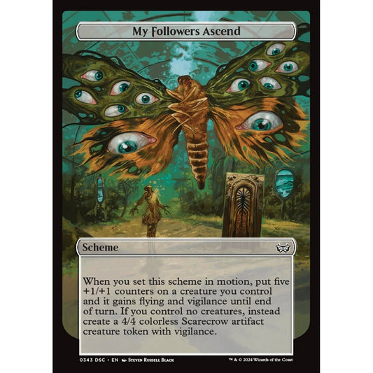 My Followers Ascend, 343, common, Magic: The Gathering, Duskmourn: House of Horror