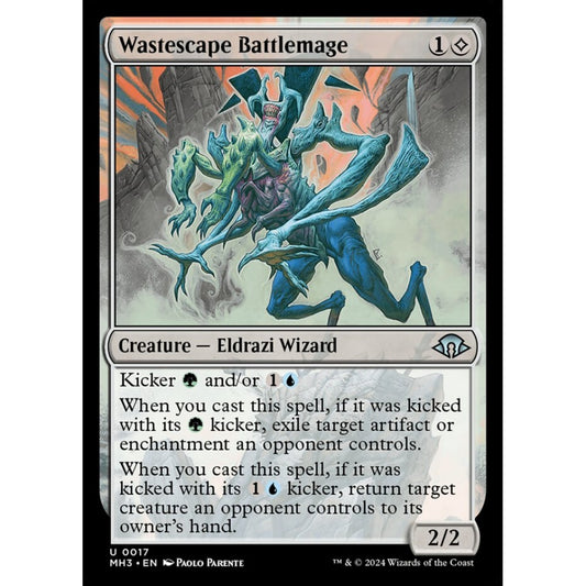 Wastescape Battlemage, 17, uncommon, Magic: The Gathering, Modern Horizons 3