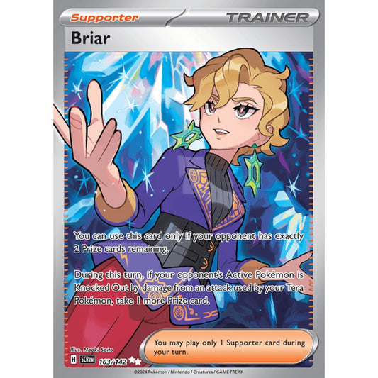 Briar Full Art 163/142 Pokemon Card Game Stellar Crown