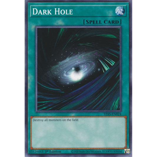 Dark Hole MP25-EN130 Prismatic Prismatic Secret Rare Yu-Gi-Oh 2025 Mega-Pack Tin in Art
