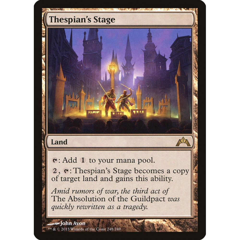 Thespian's Stage rare 248 Magic the Gathering Gatecrash