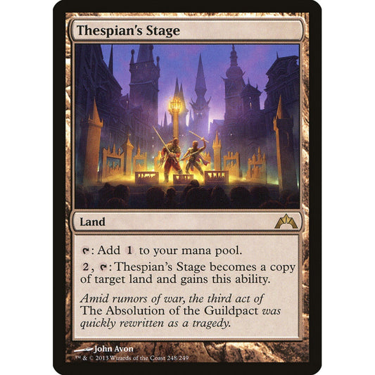 Thespian's Stage rare 248 Magic the Gathering Gatecrash
