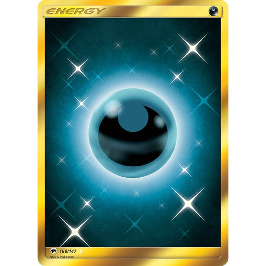 Darkness Energy Rare Secret 168/147 Pokemon Card Game Burning Shadows