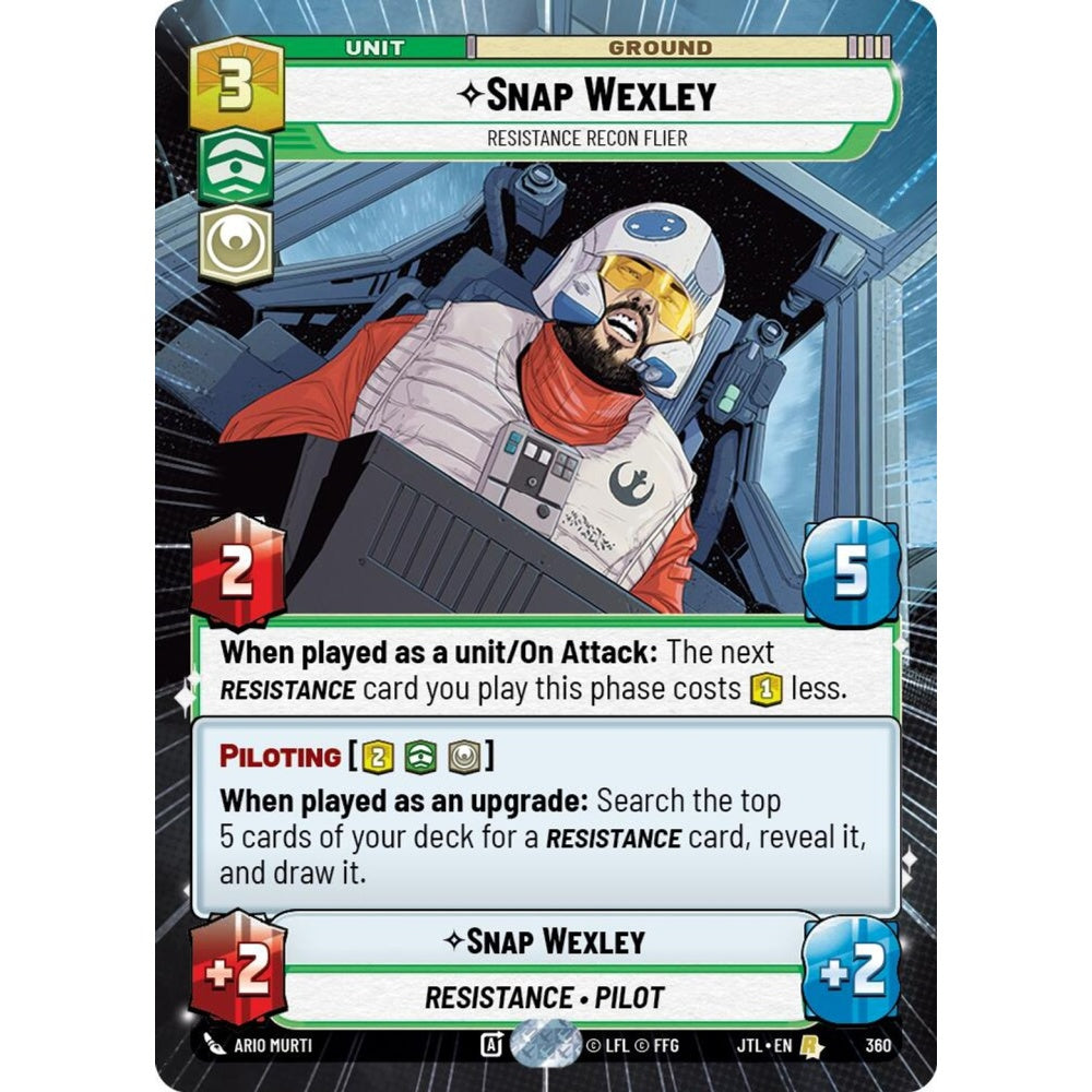 Snap Wexley, R, JTL 360) Hyperspace, Star Wars Unlimited
