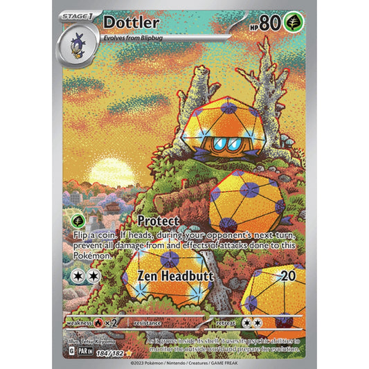 Dottler Illustration Rare 184/182 Pokemon Card Game Paradox Rift