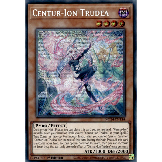 Centur-Ion Trudea MP24-EN144 Prismatic Prismatic Secret Rare Yu-Gi-Oh 25th Anniversary Tin: Dueling Mirrors in Art