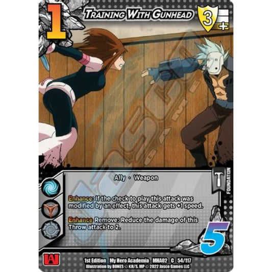 Training With Gunhead, 54/117, C, UniVersus, MHA02 Crimson Rampage