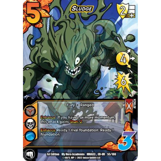 Sludge, 55/108, XR-UR, UniVersus, MHA03 Heroes Clash