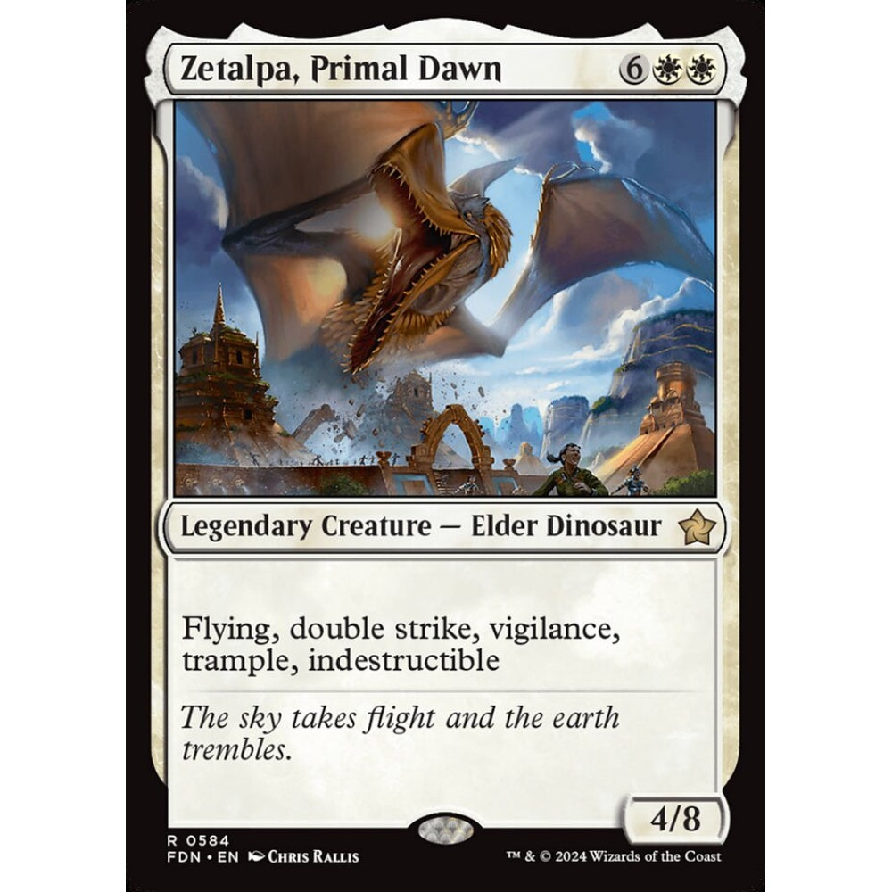 Zetalpa, Primal Dawn, 584, rare, Magic: The Gathering, Foundations