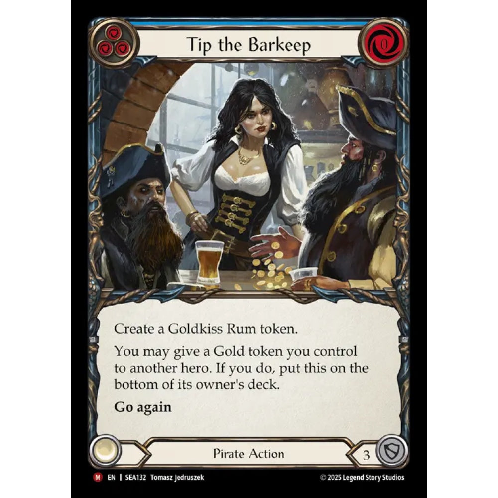 Tip the Barkeep SEA132 Majestic Flesh & Blood Trading Card Game High Seas in Regular Art