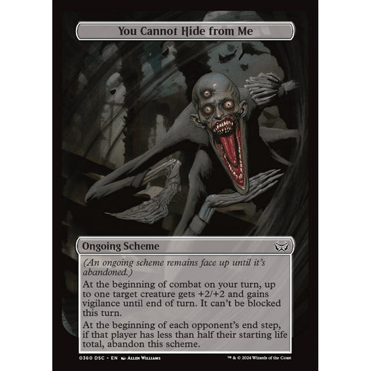 You Cannot Hide from Me, 360, common, Magic: The Gathering, Duskmourn: House of Horror