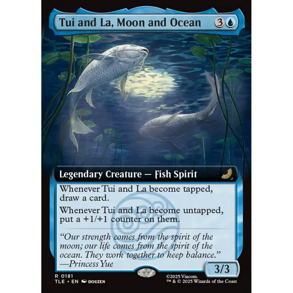 Tui and La, Moon and Ocean rare 181 Magic the Gathering Avatar: The Last Airbender Eternal