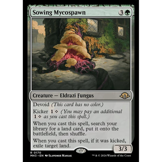 Sowing Mycospawn, 170, rare, Magic: The Gathering, Modern Horizons 3