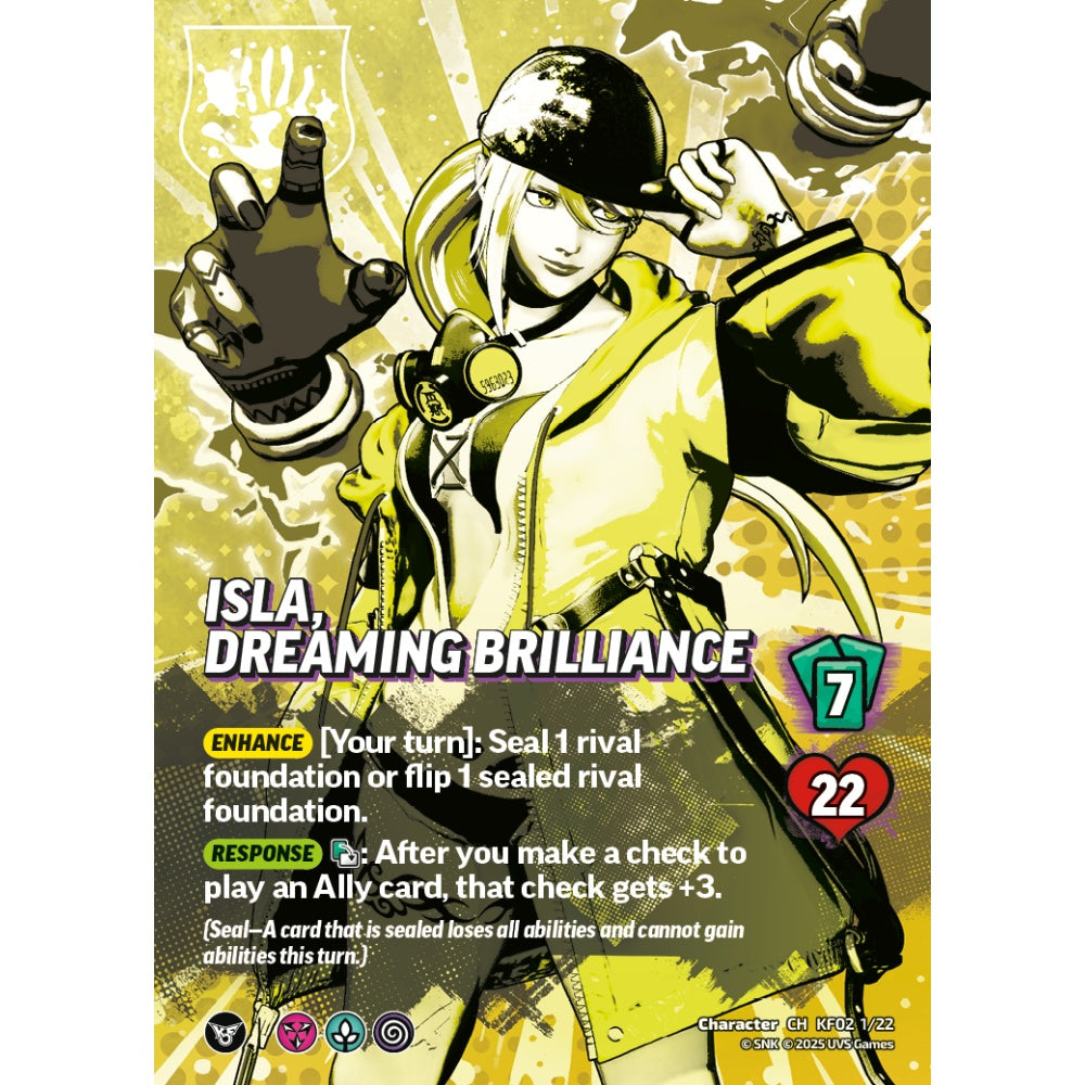Isla, Dreaming Brilliance 1/22 KF02 Universus The King of Fighters XV: Challenger Series: Team Rival Character CH