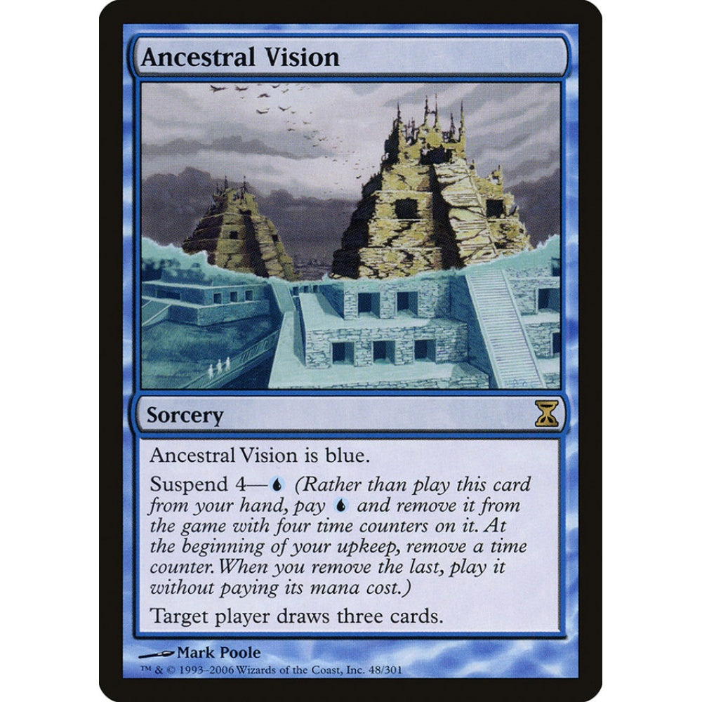Ancestral Vision rare 48 Magic the Gathering Time Spiral