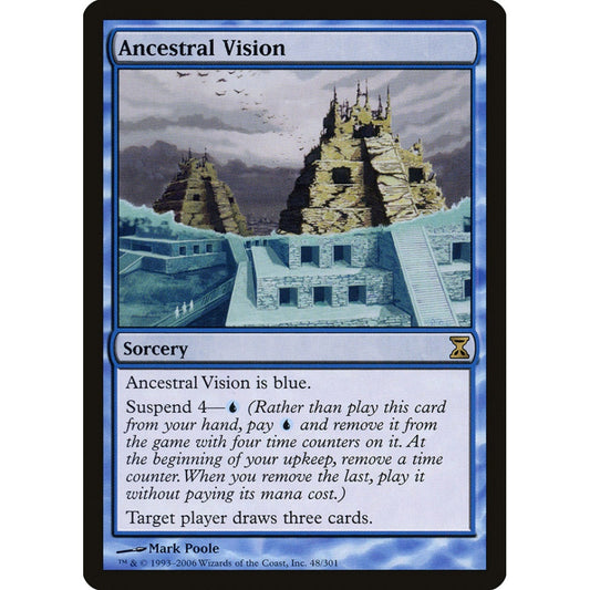 Ancestral Vision rare 48 Magic the Gathering Time Spiral