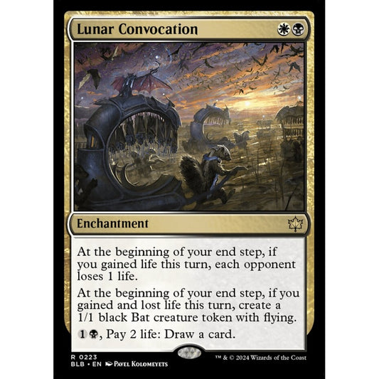 Lunar Convocation, 223, rare, Magic: The Gathering, Bloomburrow