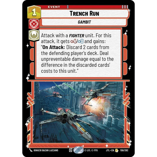 Trench Run, R, JTL 156), Star Wars Unlimited