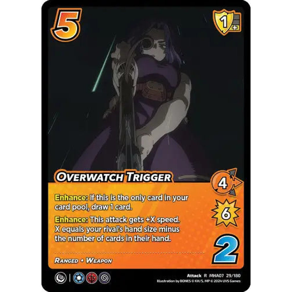 Overwatch Trigger, 29/180, R, UniVersus, MHA07 Girl Power