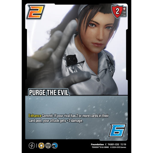 Purge the Evil, 17/19, TK801-CD2, Universus, TEKKEN 8 Clash Decks, Foundation, C