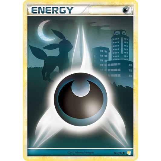 Darkness Energy Common 121/123 Pokemon Card Game HeartGold & SoulSilver