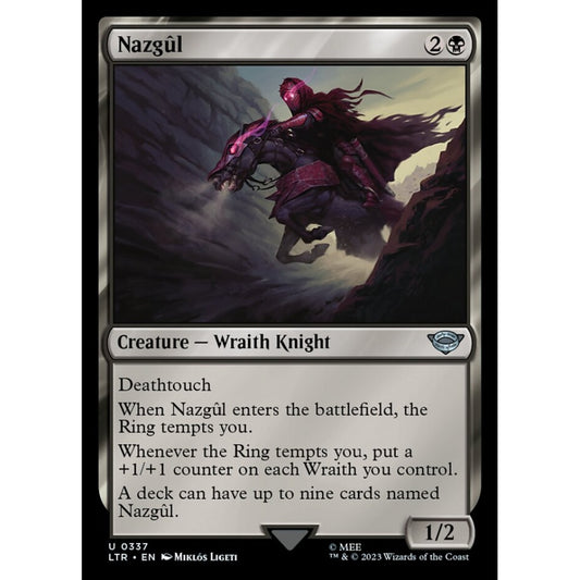 Nazgûl, uncommon, 337, Magic the Gathering, The Lord of the Rings: Tales of Middle-earth