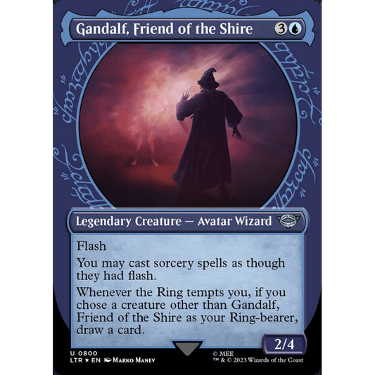 Gandalf, Friend of the Shire, uncommon, 800, Magic the Gathering, The Lord of the Rings: Tales of Middle-earth