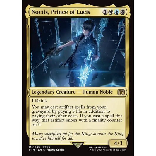 Noctis, Prince of Lucis rare 235 Magic the Gathering Final Fantasy