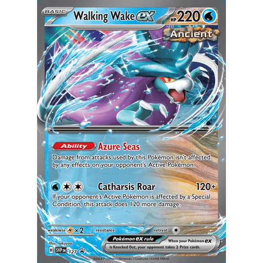 Walking Wake ex Black Star Promo 127 Pokemon Card Game Scarlet & Violet Promos