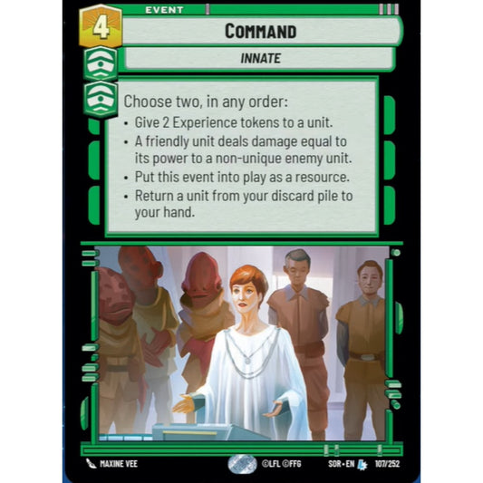 Command, 107, L, Star Wars Unlimited, Sparks Of Rebellion
