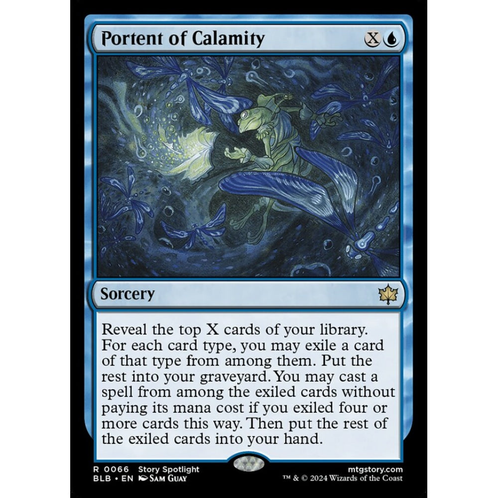 Portent of Calamity, 66, rare, Magic: The Gathering, Bloomburrow