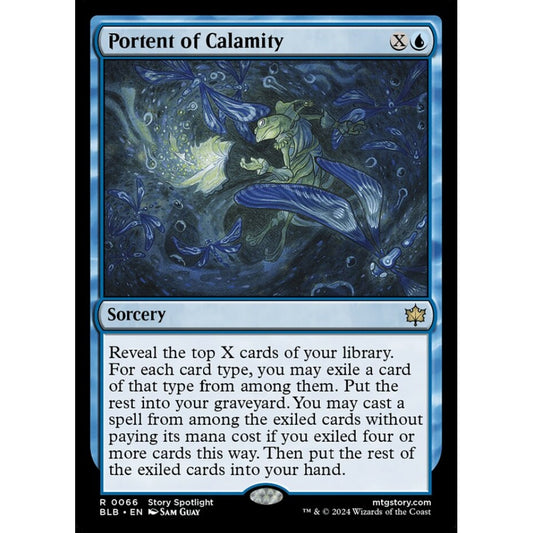 Portent of Calamity, 66, rare, Magic: The Gathering, Bloomburrow